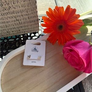 Disney April Birthstone Earrings 🤍